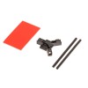 Antenna support flat mounting black