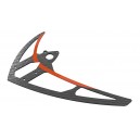 Carbon vertical fin with ball bearing, LOGO 600