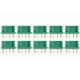  Gold connector • MULTIPLEX • 10 sockets