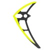 Vertical fin, carbon, neon-yellow, LOGO 700