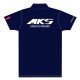 MKS polo shirt (navy blue/red) XL