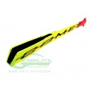  Carbon Fiber Tail Boom Yellow/Red - Goblin Comet