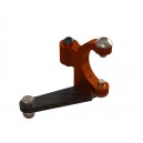 OXY3 CNC Alu Tail Bell Crank, Orange