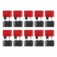 Gold connector Deans Ultra Plug with insulating cap 10 sockets
