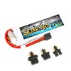 Gens ace Soaring 2200mAh 7.4V 30C 2S1P Lipo Battery Pack with EC3/XT60/T-plug