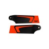 1st Tail Blades CFK 95mm (orange)