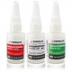 Everglue super glue cyanoacrylate low + medium + high viscosity extra long storable 3 x 20g dosing bottle