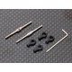 Titanium Turnbuckles (M1.3 x 28mm)- 2 pcs Trex 250 FBL