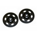 OUTRAGE Main Tail Drive Gear 90T (BLACK) - Velocity 50N1/N2/ Fusion 50