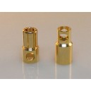 8MM gold connectors