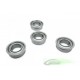 ABEC-5 Flanged Bearing 05x09x3 (4pcs)