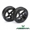 Buggy wheels 1/8 Street Black (2Ud.)