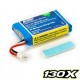 300Mah 2S 7.4V 35V 130X Li-Po Battery