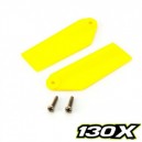 Tail Rotor Blade Set Yellow