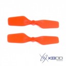 KBDD Extreme Edition MCPX Neon Orange Tail Rotor 