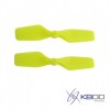 KBDD Extreme Edition MCPX Neon Yellow Tail Rotor 
