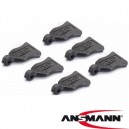 Pin Grip, Black 6 pcs 