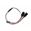 Futaba Straight Y lead 22AWG 150mm 