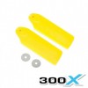 Tail Rotor Blade Set Yellow