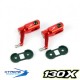 Alu. Main Blade Grip w/ Thrust Bearing (Red) Blade 130X