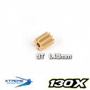 Xtreme Productions Motor Pinion 9T 1.5mm hole, 0.4M 130X
