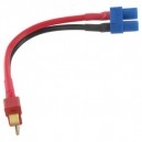 T- Plug male to Dualsky DC3 Silicone 14AWG 100MM