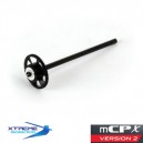 Auto Rotation Gear v2 (w/ one way bearing, CF main shaft) MCPX