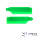 KBDD 450 Size Green Tail Blades (59.6mm)