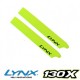 130X Plastic Main Blade 135 mm Neon Yellow