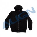 Zipped DFC Black Hoody