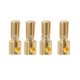 3.5mm connectors Red male and female 