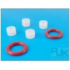 RJX O-ring and Silicone Gromments Sets (4pcS white+ 2pcs red) 