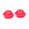 Plastic Cover for carbon blade (1 pair) Red - Blade 350QX