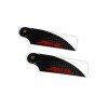 Carbon Fiber Zeal Tail Blades 95mm (Red)