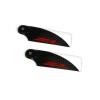 Carbon Fiber Zeal Tail Blades 95mm (Green)