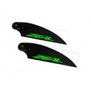 Carbon Fiber Zeal Tail Blades 115mm (Green)