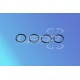 Large Rubber O-Ring x 8