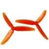 Gemfan 5x3 5030 3-Leaf Propeller CW/CCW For FPV 250 Racer Orange