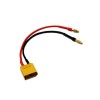 XT90 male to 4mm banana adapter 16AWG silicone