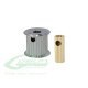 Aluminum Motor Pulley 24T (for 6/8mm motor shaft)