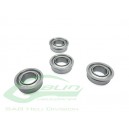 ABEC-5 Flanged bearing 2.5x6x2.6 x 4pcs