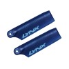 300X/CFX - Lynx Plastic Tail Blade 47 mm - Blue Sky 