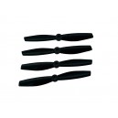 Bullnose 4045 Lynx Racer Propeller CCW + CW Set - Black 