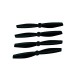 Bullnose 6545 Lynx Racer Propeller CCW + CW Set -Black 