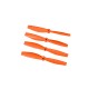 Bullnose 4535 Lynx Racer Propeller CCW + CW Set - Orange