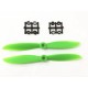 ABS 5045 Blades Quadcopter CW&CCW (Green)