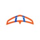 Horizontal stabiliser neon-orange / blue