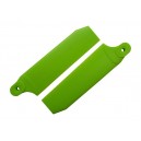 84.5mm Neon Lime Extreme Edition Tail Rotor Blades - 550 Size