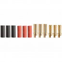 Gold connector Ø4.0mm 3 pairs