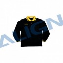 Align DFC Long Sleeve Polo Shirt Size M